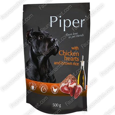 Dolina Notice Piper Dog куряче серце і коричневий рис 150г 34777 фото
