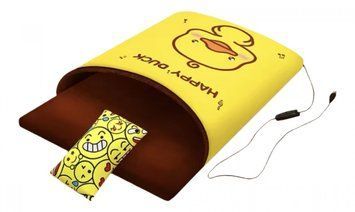 Грелка Кармашек с USB Утка желтая XL 60*75 см (5-10кг) 84414 фото