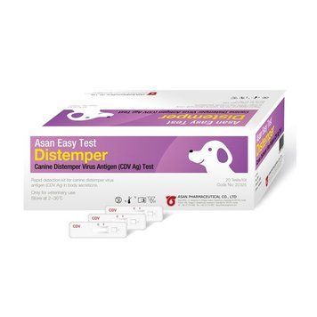 Экспресс-тест ASAN Easy Test Чумы у собак СDV-Ag Distemper, Корея 1шт 56750 фото