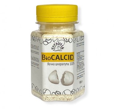 BioCalcid подрібнена яєчна шкаралупа 100 г 60242 фото