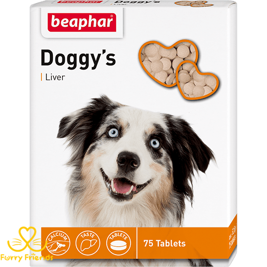 Doggys Liver Вітамінізоване ласощі з печінкою для собак 75 шт 6873 фото