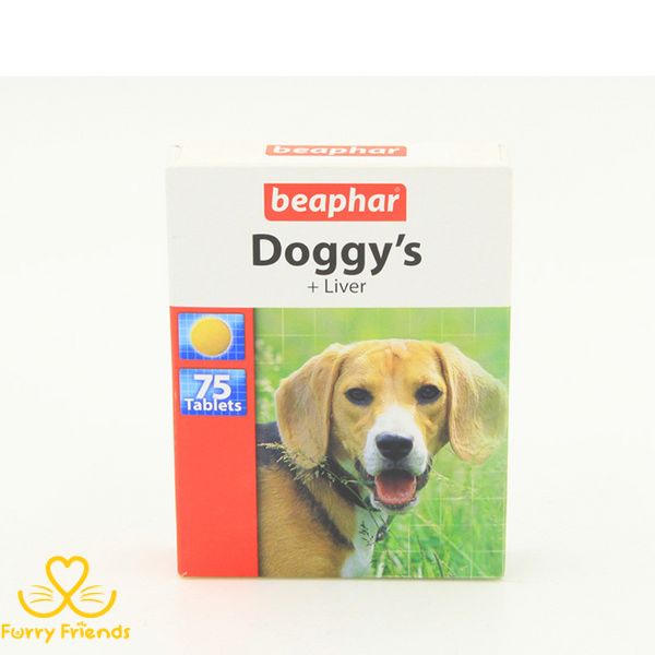 Doggys Liver Витаминизированное лакомство с печенью для собак Doggys + Liver Beaphar 12504 - 6873 фото