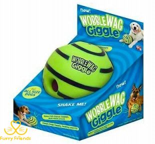 М'яч Регочуть Wobble Wag Giggle (пакет) для собак 11см 55721 фото