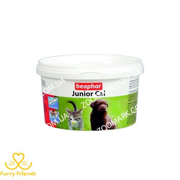 Junior Cal пищевая добавка для щенков и котят Junior Cal Beaphar 10321 Пищевая добавка для щенков и котят 6876 фото