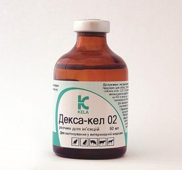 Декса-кел 02 гормональный противоспалительный и противоаллрегический препарат для животных 100 мл 22791 фото