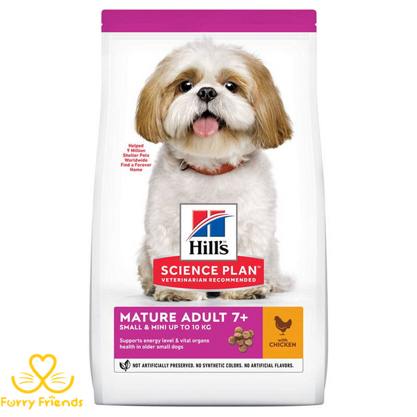 Hills SP Canine Mature Adult 7+ Small Miniature с курицей и индейкой для собак мелких пород старше 7 лет 1,5 57525 фото