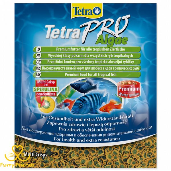 Тetra PRO Vegetable Crisps корм для рослиноїдних риб 12 гр 44659 фото