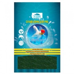 Флора №1 гранули для акваріумних риб з рослинними добавками 1-2мм FLIPPER 40г 100мл 33312 фото