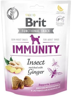 Лакомство Brit Care Dog Snack Immunity с насекомыми и имбирем 150гр. 72023 фото