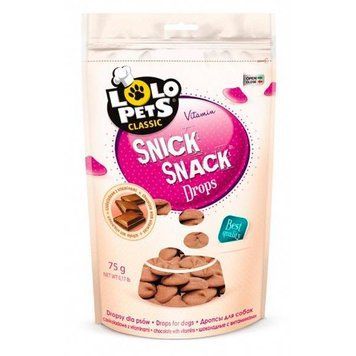 Lolopets Дропсы для собак шоколадные с витаминами 75гр 42360 фото