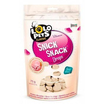 Lolopets Дропсы для собак ветчина с витаминами 75гр 42365 фото