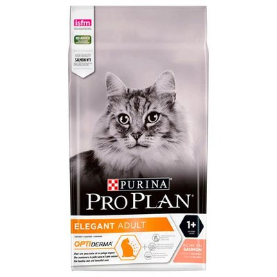 PRO PLAN Derma Plus для взрослых кошек с чувствительной кожей 10 кг 34372 фото