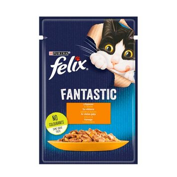 Felix (Феликс) консервы для кошек курица в желе 100 г 21372 фото