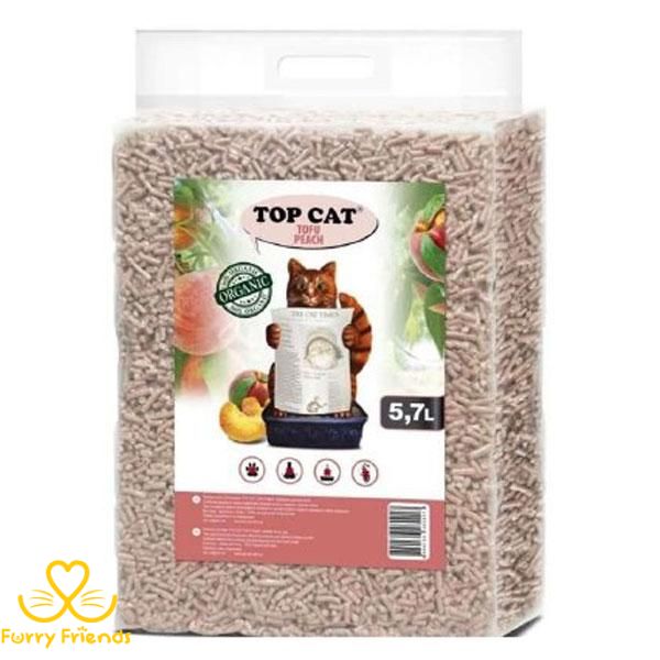 Top Cat Tofu соєвий наповнювач з ароматом персика 5,7 л 68141 фото