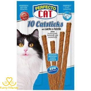 Палочки Perfecto Cat ЛососьФорель 10 шт 4734 фото
