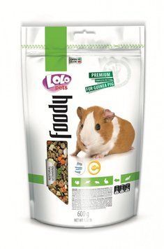 Lolo pets полнорационный корм для морской свинки 600 г 23376 фото