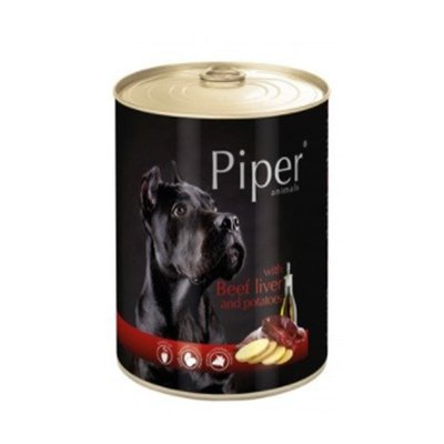 Консервы Piper Dog говядина печень картофель 400 гр 28278 фото