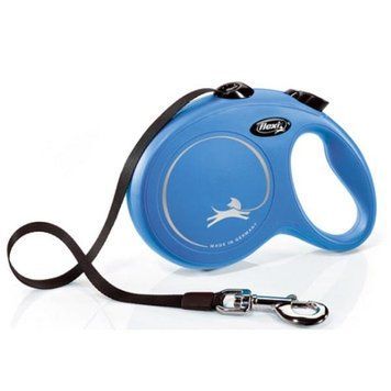 Рулетка Flexi Classic L - лента 5м до 50кг Синяя 27372 фото