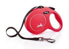 Рулетка Flexi Classic ML - стрічка 5м до 50кг червона 27371 фото