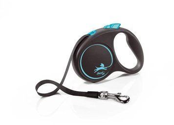 Рулетка Flexi (Флекси) design М 25кг/5м стрічка Синя 57623 фото