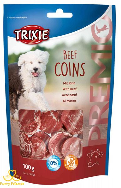 Premio Beef Coins - ласощі для собак з яловичиною, Тріксі 31706 29333 фото