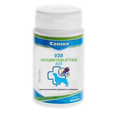 V25 мультивитаминный комплекс для собак 30 таблеток 100 гр 44694 фото