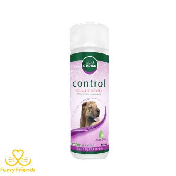 EcoGroom Control шампунь для собак і кішок зі схильністю до алергії та подразнень 250мл 32116 фото