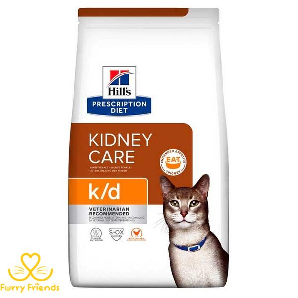 Hills PD Feline kd Kidney Care для кішок у разі захворювань нирок курка 1,5 кг 70953 фото