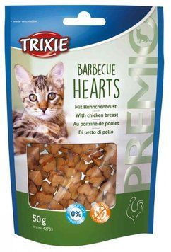 Premio Barbecue Hearts - лакомство для кошек из куриной грудки 10194 фото