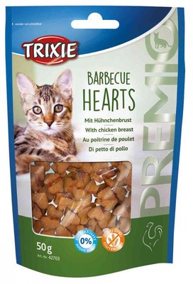Premio Barbecue Hearts - ласощі для кішок з курячої грудки, Тріксі 42703 10194 фото