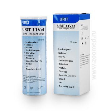 Тест-смужки для сечі URIT-11 Vet, Urit 42173 фото