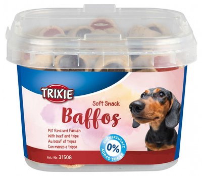 Baffos - мягкое лакомство для собак с говядиной и рубцом, Трикси 31508 27571 фото