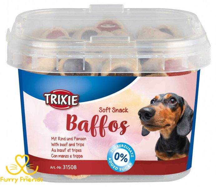 Baffos - м'яке ласощі для собак з яловичиною та рубцем, Тріксі 31508 27571 фото