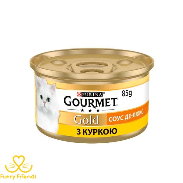 Gourmet Gold де-люкс в соусі з куркою 85 г 41214 фото