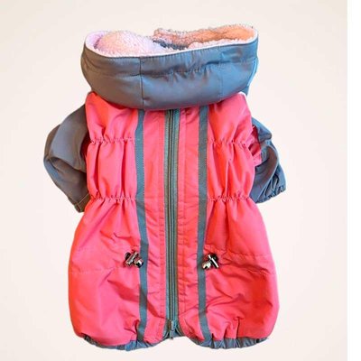 Тюльпан куртка для собак дівчаток DogLove рожева M1 70846 фото