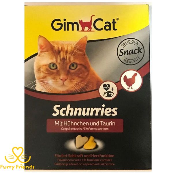 Gimpet Schnurries - вітаміни з курчам Gimpet 650тб Курча 2268 фото