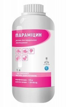 Парамицин антибиотик оральный (энрофлоксацин+колистин), 1 л Ветсинтез 21046 фото
