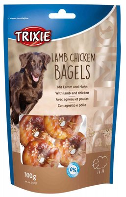 Premio Lamb Chicken Bagles - ласощі для собак з ягням і куркою, Тріксі 31707 29340 фото