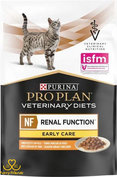 Purina Pro Plan Veterinary Diets Early Care Вологий корм для кішок у разі патології нирок із куркою 85 г 71342 фото