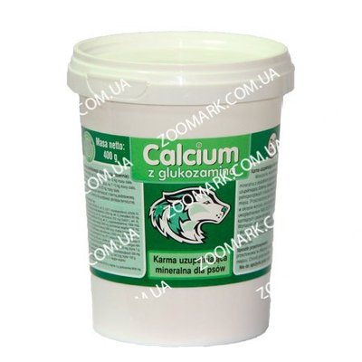 Calcium добавка для крупных собак Calcium 400 г 5128 фото