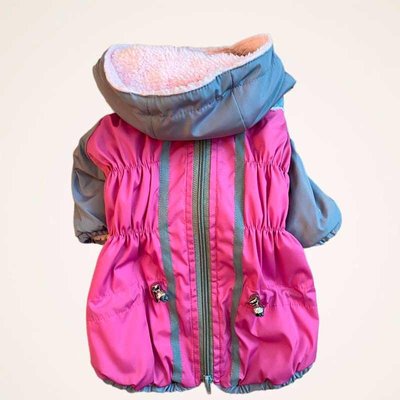 Півонія куртка для собак дівчаток DogLove рожева XS 70849 фото