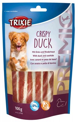 Premio Crispy Duck - ласощі для собак з качкою Тріксі 31705 26820 фото