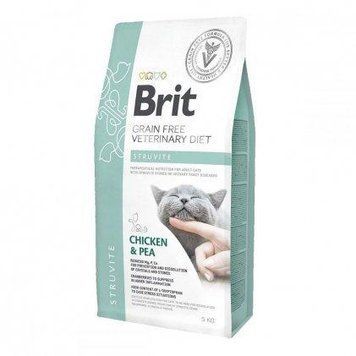 Brit Cat Struvite VetDiets - сухий корм для кішок при лікуванні і профілактиці сечокам'яної хвороби 400г 55618 фото