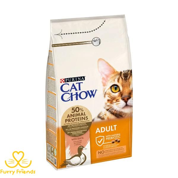 CAT CHOW сухий корм для дорослих кішок з качкою 1,5 кг 58260 фото