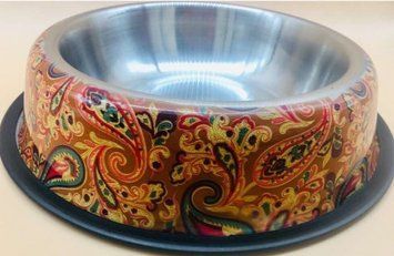 Миска Art desigo для собак металл на резине d15,5см 500 мл 56952 фото