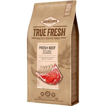 Сухий корм для дорослих собак усіх порід Carnilove True Fresh BEEF for Adult dogs 11,4 кг (яловичина) 404414 фото