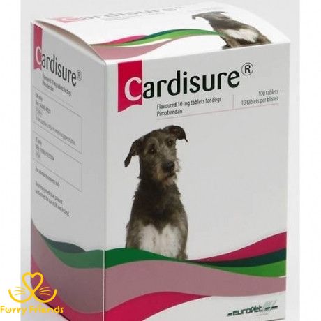 Кардишур (Cardisure, пимобендан ) - для лечения сердечной недостаточности у собак 10мг 1блистер10тб 60139 фото