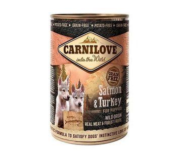 Carnilove Вологий корм для цуценят з лососем та індичкою 400 г 73732 фото