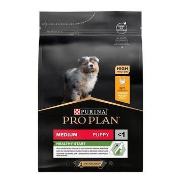 PRO PLAN Puppy Medium сухой корм для щенков средних пород с курицей 3 кг 9088 фото