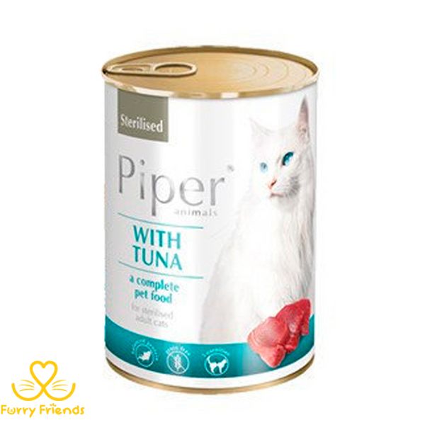 Dolina Noteci Piper cat Консерва з тунцем для стерилізованих кішок 400 г 302162 42135 фото